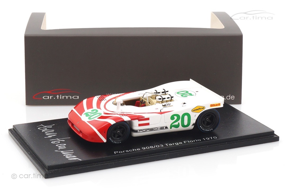Porsche 908/03 Targa Florio 1970 Elford/Herrmann Spark 1:43 S4627-SIG