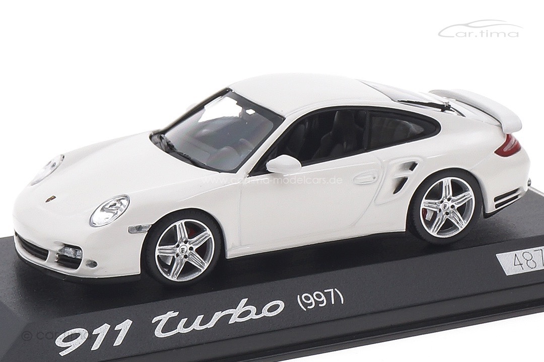 Porsche 911 (997) Turbo Carraraweiß Minichamps 1:43 WAP0205060AVKK