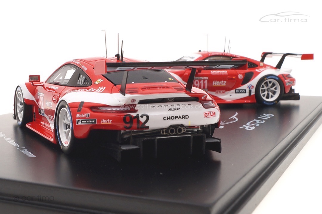 Set Porsche 911 RSR Coca-Cola Petit Le Mans 2019 Spark 1:43 WAP0209100NSET Set Porsche 911 RSR Coca-Cola Petit Le Mans 2019 Spark 1:43 WAP0209100NSET