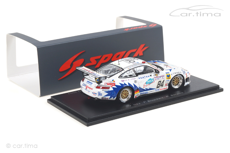 Porsche 911 (996) GT3 RS 24h Le Mans 2003 Bervillé/Bourdais/Ickx Spark 1:43 S5526 Porsche 911 (996) GT3 RS 24h Le Mans 2003 Bervillé/Bourdais/Ickx Spark 1:43 S5526