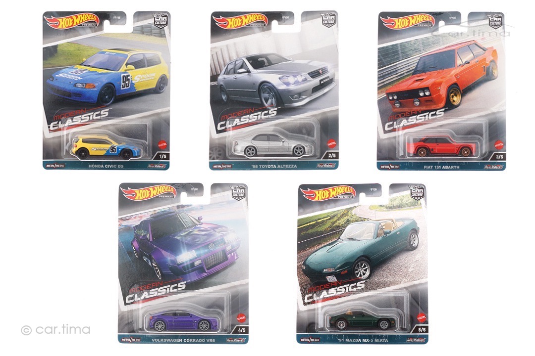 Modern Classics Set 2023 Premium 5 Car-Set Car Culture Hot Wheels 1:64 FPY86-977E