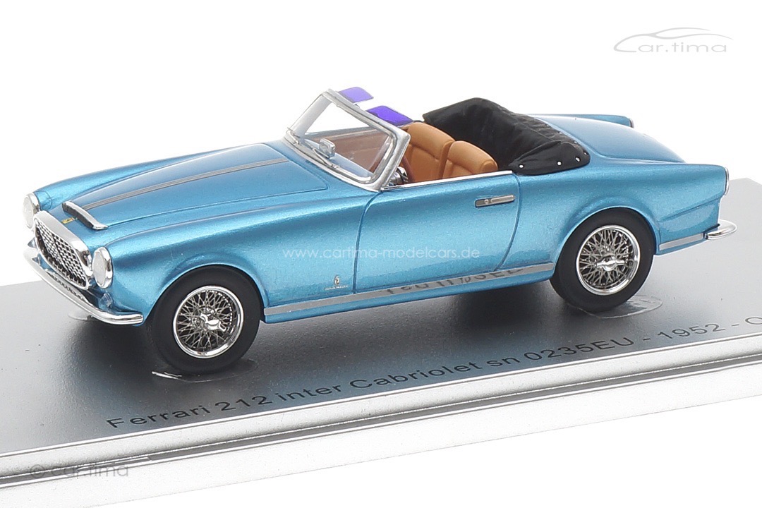 Ferrari 212 inter Cabriolet sn 0235EU Open 1952 blau met. Kess 1:43 KE43056263