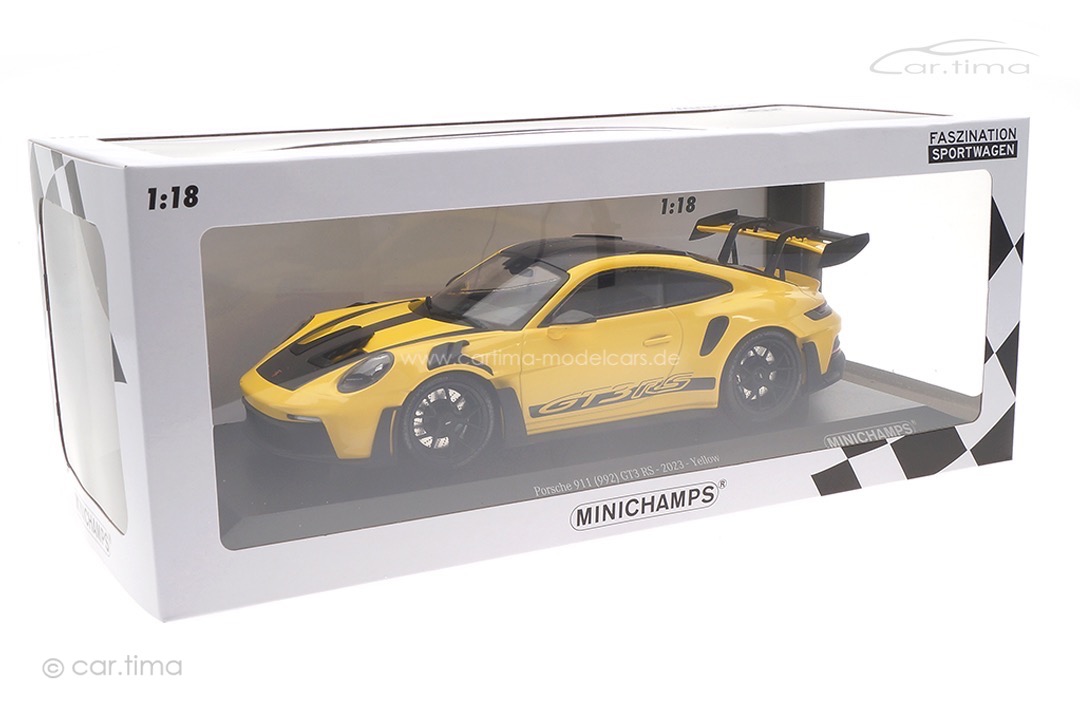 Porsche 911 (992) GT3 RS Weissach Paket Racinggelb Minichamps 1:18 153062245