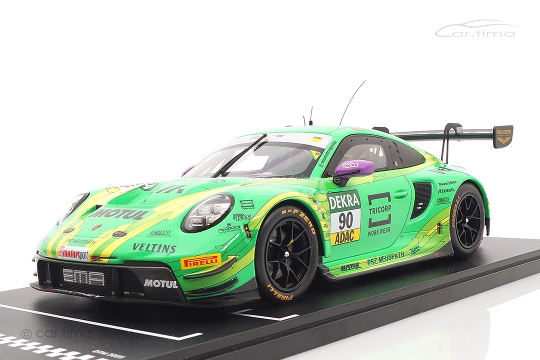 Porsche 911 (992) GT3 R DTM Champion 2025 Ayhancan Güven Greeno IXO 1:18 MG-I-911-DTM-25-1890