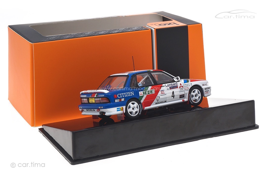 Mitsubishi Galant VR-4 RAC Rallye 1990 Vatanen/Berglund IXO 1:43 RAC347LQ Mitsubishi Galant VR-4 RAC Rallye 1990 Vatanen/Berglund IXO 1:43 RAC347LQ