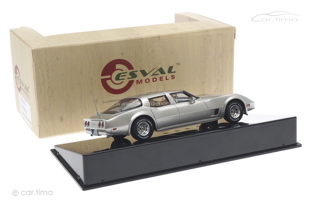Chevrolet Corvette America 4 doors 1980 silber Esval 1:43 EMUS43010B Chevrolet Corvette America 4 doors 1980 silber Esval 1:43 EMUS43010B