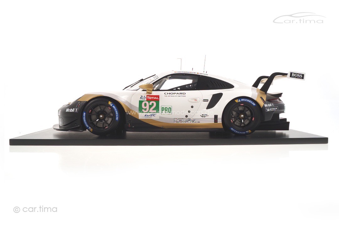 Porsche 911 RSR 24h Le Mans 2019 Estre/Christensen/Vanthoor Spark 1:12 12S018 Porsche 911 RSR 24h Le Mans 2019 Estre/Christensen/Vanthoor Spark 1:12 12S018