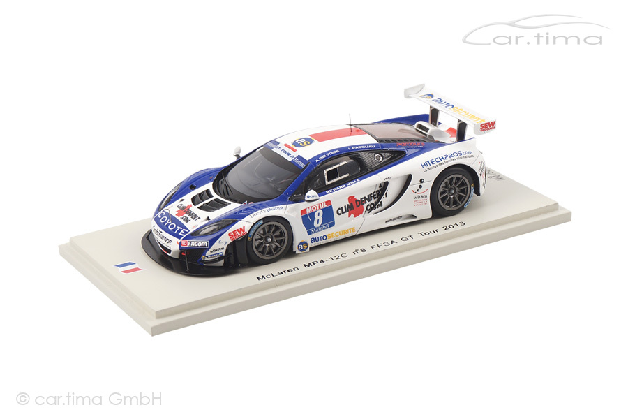 McLaren MP4-12C FFSA GT Tour 2013 Beltoise/Pasquali Spark 1:43 SF066