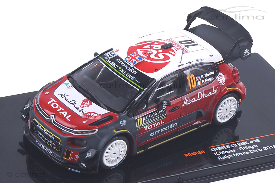 Citroen C3 WRC Rally Monte-Carlo 2018 Meeke/Nagle IXO 1:43 RAM662 Citroen C3 WRC Rally Monte-Carlo 2018 Meeke/Nagle IXO 1:43 RAM662