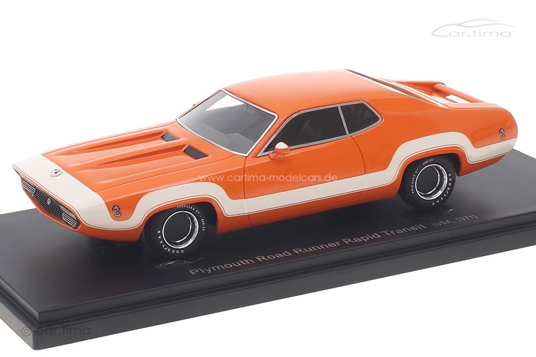 Plymouth Road Runner Rapid Transit 1971 orange Avenue43 1:43 60081 Plymouth Road Runner Rapid Transit 1971 orange Avenue43 1:43 60081
