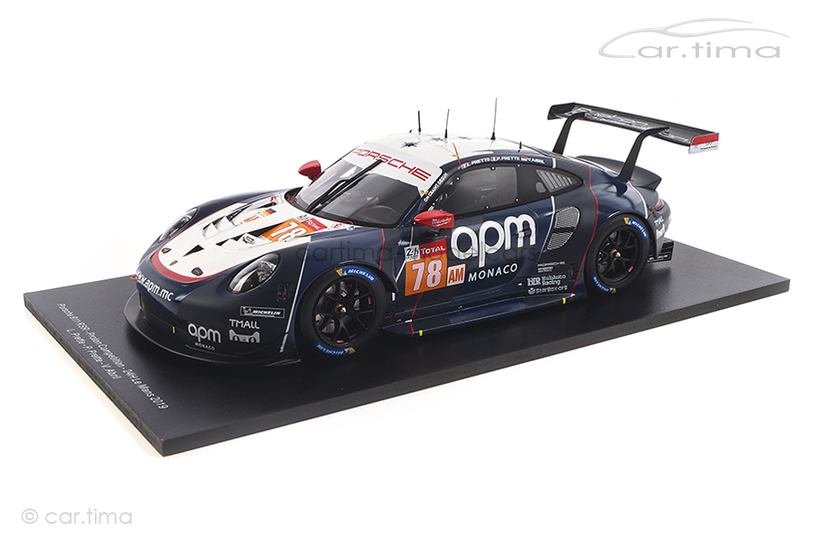 Porsche 911 RSR 24h Le Mans 2019 Abril/Prette/Prette Spark 1:18 18S441