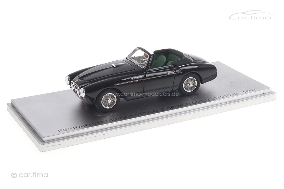 Ferrari 212 Export Vignale Spider 1951 schwarz Kess 1:43 KE43056051 Ferrari 212 Export Vignale Spider 1951 schwarz Kess 1:43 KE43056051