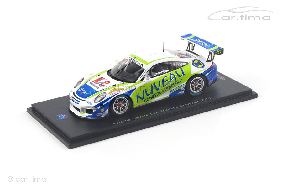 Porsche 911 (991) GT3 Cup Winner PCC Australia 2016 Campbell Spark 1:43 AS022