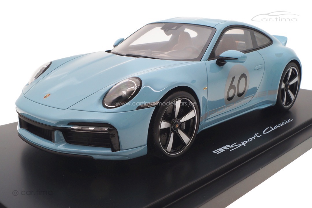 Porsche 911 (992) Sport Classic Meissenblau Spark 1:18 WAP0210100SSPC Porsche 911 (992) Sport Classic Meissenblau Spark 1:18 WAP0210100SSPC