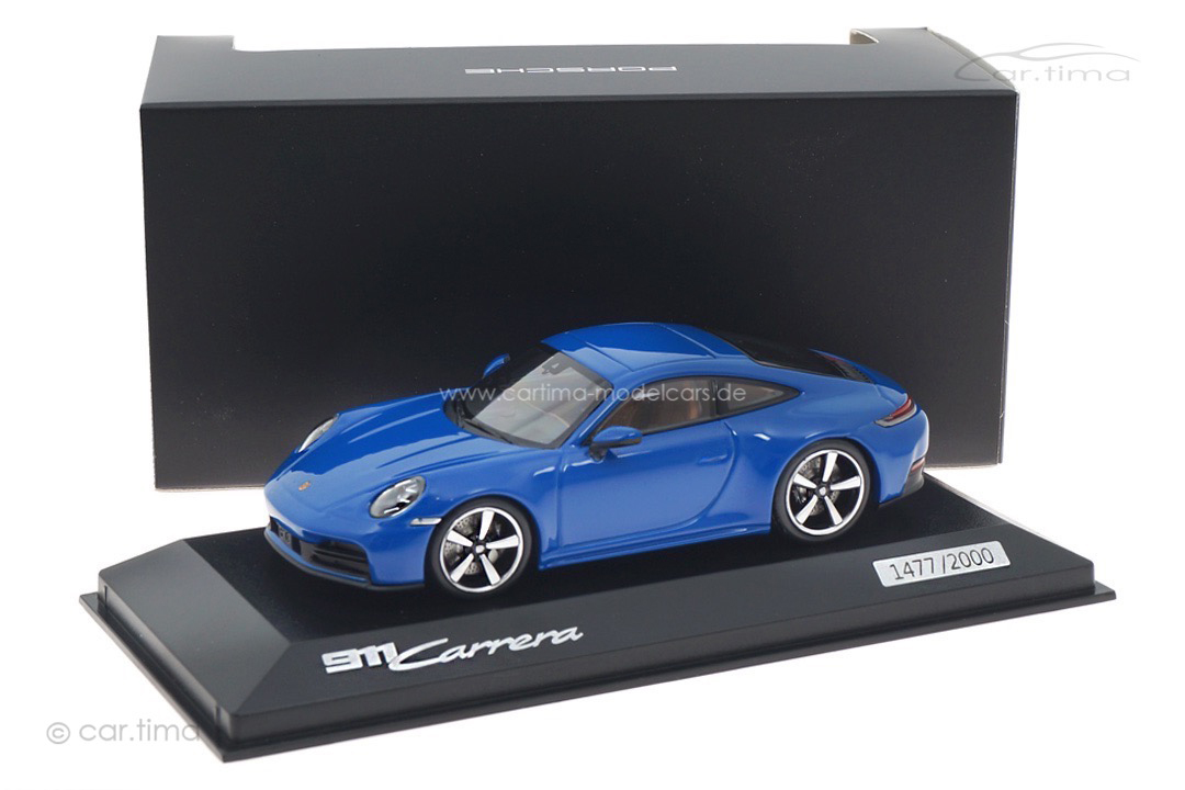 Porsche 911 (992.2) Carrera Luganoblau Minichamps 1:43 WAP0200210SCPE