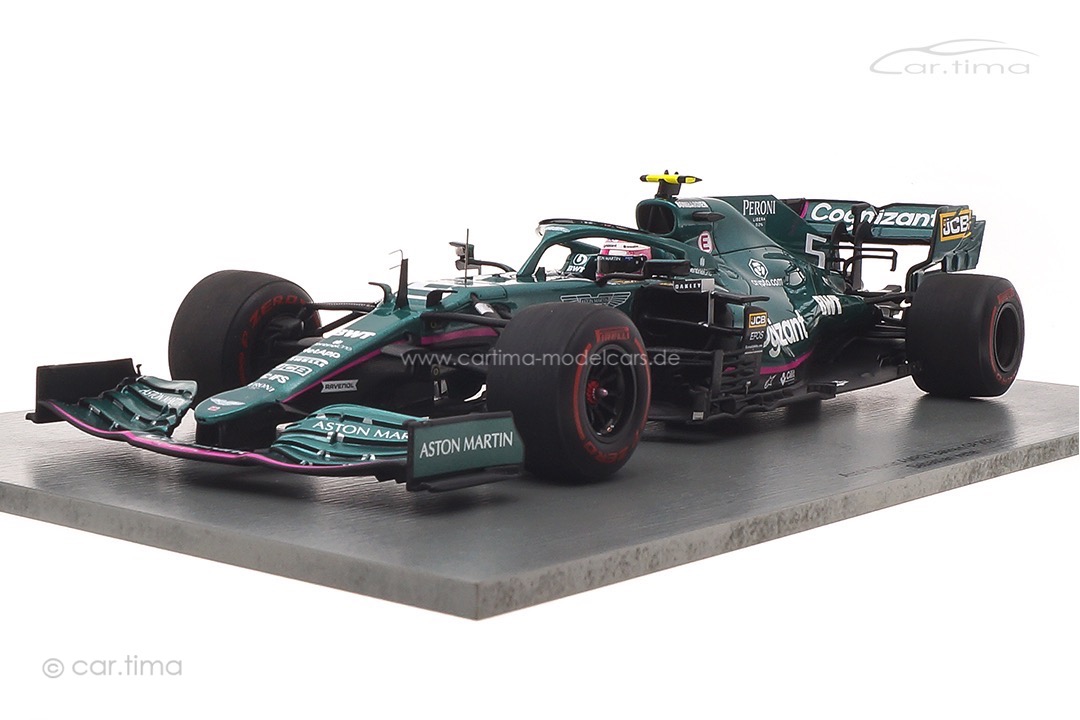 Aston Martin AMR21 GP Bahrain 2021 Sebastian Vettel Spark 1:18 18S586 Aston Martin AMR21 GP Bahrain 2021 Sebastian Vettel Spark 1:18 18S586
