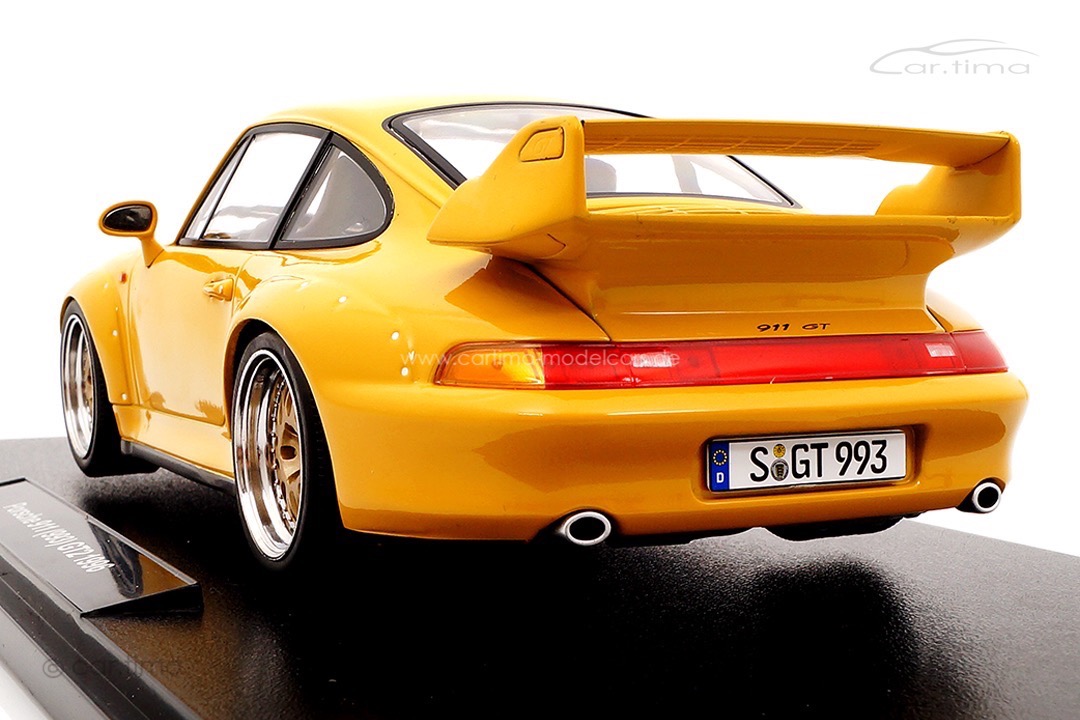 Porsche 911 (993) GT2 Speedgelb BBS KK Scale 1:18 KKDC181422B