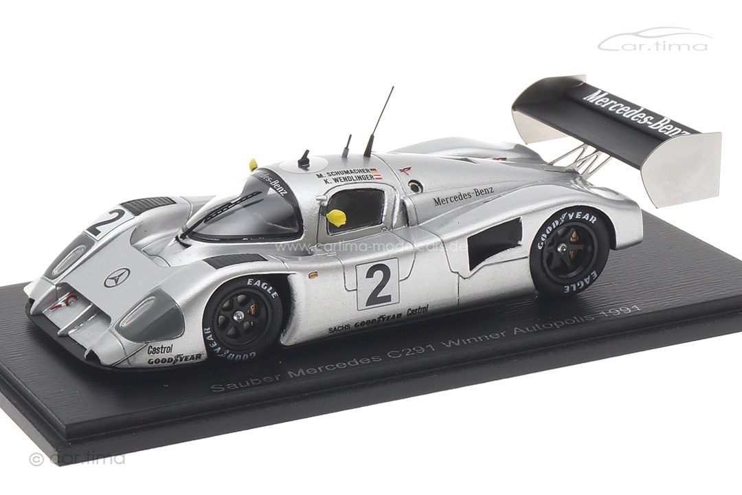 Sauber Mercedes-Benz C291 Winner Autopolis 1991 Schumacher/Wendlinger Spark 1:43 S8187 Sauber Mercedes-Benz C291 Winner Autopolis 1991 Schumacher/Wendlinger Spark 1:43 S8187