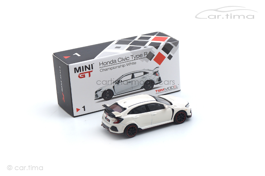 Honda Civic Type R (LHD) Championship white MINI GT 1:64 MGT00001-L