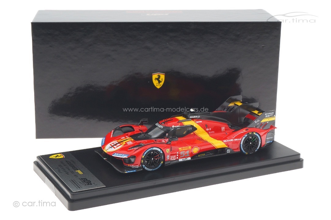 Ferrari 499P WEC 6 hrs. Spa 2023 Calado/Giovinazzi/Pier Guidi BBR 1:43 CS004 Ferrari 499P WEC 6 hrs. Spa 2023 Calado/Giovinazzi/Pier Guidi BBR 1:43 CS004