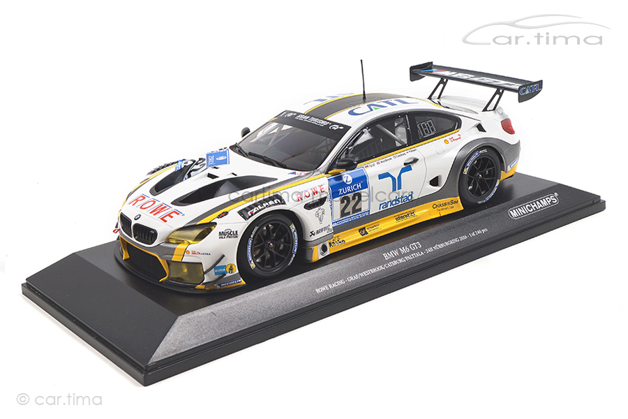 BMW M6 GT3 24h Nürburgring 2016 Graf/Westbrook/Catsburg/Palttala Minichamps 1:18 155162622 BMW M6 GT3 24h Nürburgring 2016 Graf/Westbrook/Catsburg/Palttala Minichamps 1:18 155162622