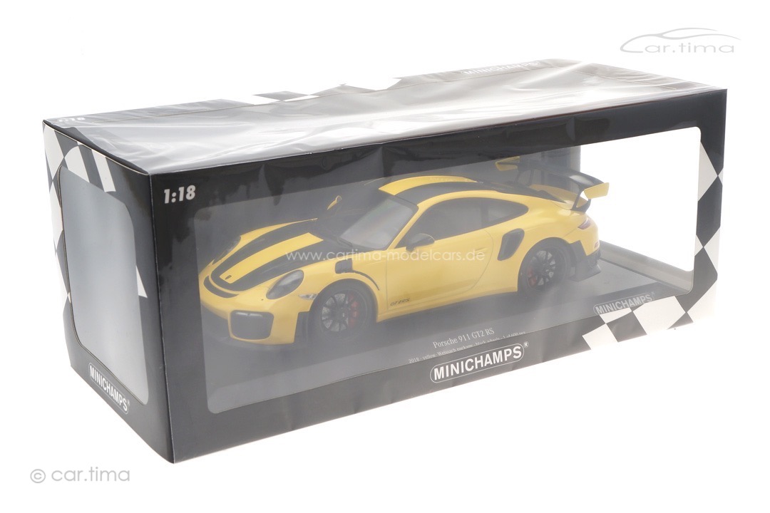 Porsche 911 (991 II) GT2 RS Weissach Package Racinggelb Minichamps 1:18 155068311 Porsche 911 (991 II) GT2 RS Weissach Package Racinggelb Minichamps 1:18 155068311