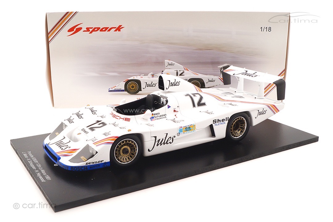 Porsche 936/81 24h Le Mans 1981 Haywood/Mass/Schuppan Spark 1:18 18S525