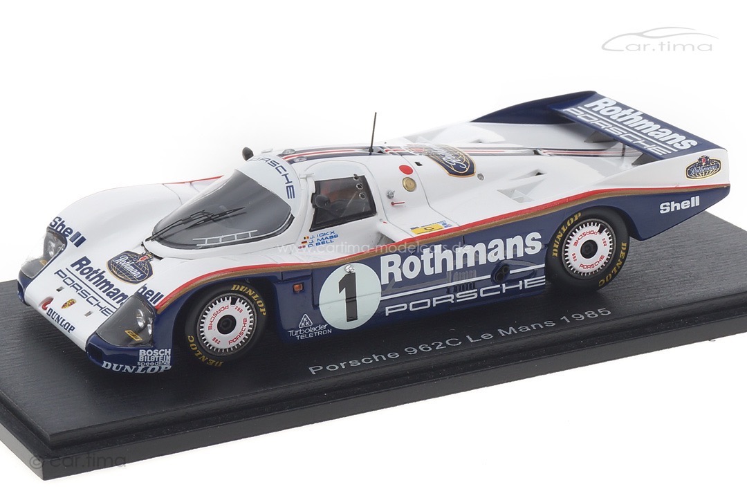 Porsche 962 C 24h Le Mans 1985 Originalsignatur Norbert Singer Spark 1:43 CAC04321025 Porsche 962 C 24h Le Mans 1985 Originalsignatur Norbert Singer Spark 1:43 CAC04321025
