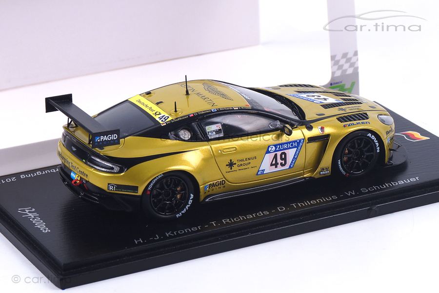 Aston Martin Vantage V12 24h Nürburgring 2017 Kroner/Richards/Schuhbauer Spark 1:43 SG308 Aston Martin Vantage V12 24h Nürburgring 2017 Kroner/Richards/Schuhbauer Spark 1:43 SG308