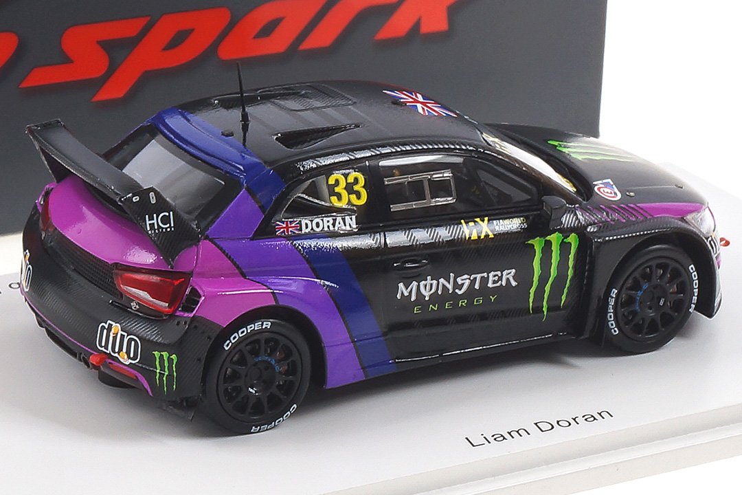 Audi Sport S1 WRX quattro World RX United Arab Emirates 2019 Liam Doran Spark 1:43 S7824 Audi Sport S1 WRX quattro World RX United Arab Emirates 2019 Liam Doran Spark 1:43 S7824