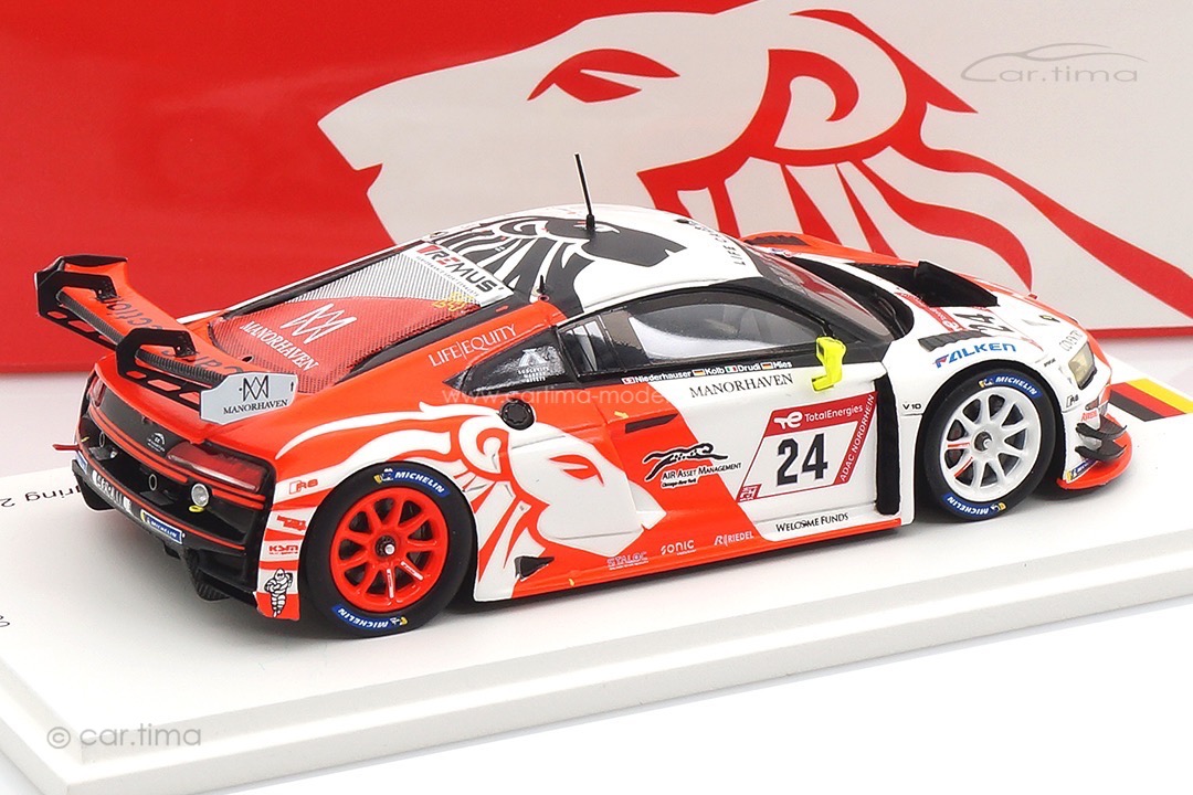 Audi R8 LMS GT3 Evo II 24h Nürburgring 2022 Kolb/Mies/Niederhauser/Drudi Spark 1:43 FF016