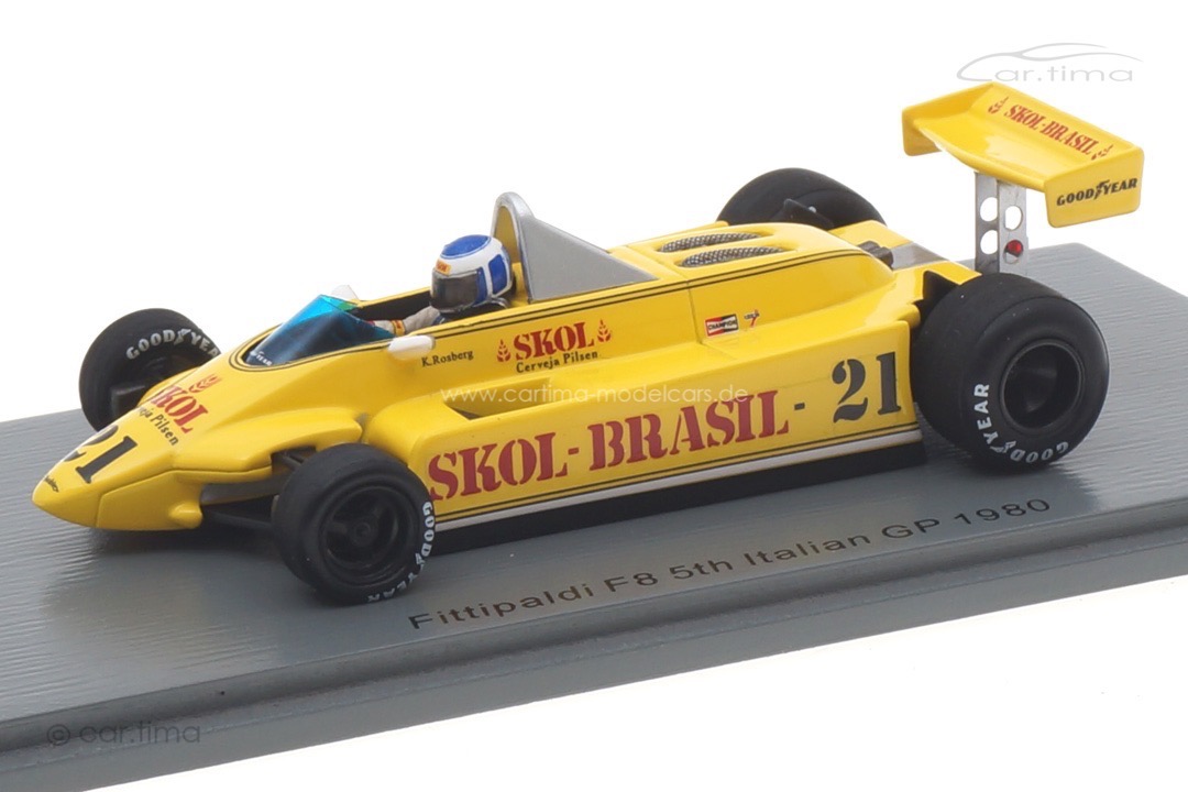 Fittipaldi F8C GP Italien 1981 Keke Rosberg Spark 1:43 S4581