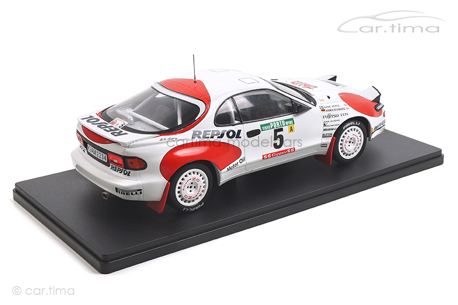 Toyota Celica GT-Four Rallye Portugal 1992 Schwarz/Hertz IXO Models 1:18 18RMC023C Toyota Celica GT-Four Rallye Portugal 1992 Schwarz/Hertz IXO Models 1:18 18RMC023C