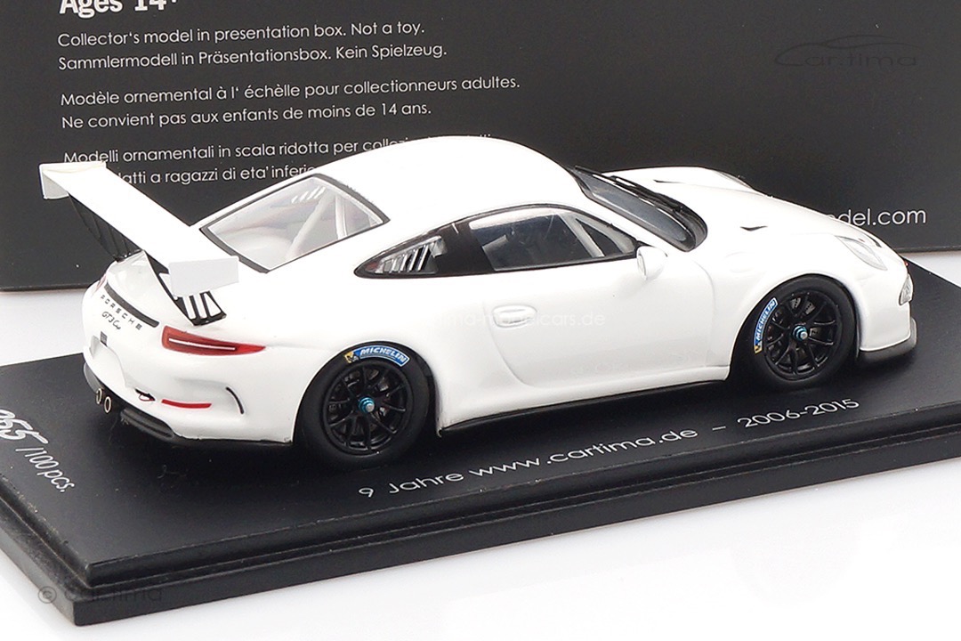 Porsche 911 (991) GT3 Cup 9 Jahre www.cartima.de Spark car.tima CUSTOMIZED 1:43