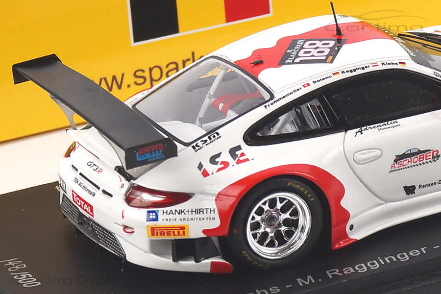 Porsche 911 (997 II) GT3 R24h Spa 2014 Klohs/Ragginger/Dolenc Spark 1:43 SB081 Porsche 911 (997 II) GT3 R24h Spa 2014 Klohs/Ragginger/Dolenc Spark 1:43 SB081