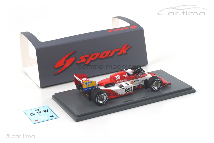 Zakspeed 841 GP Belgien 1985 Christian Danner Spark 1:43 S1872 Zakspeed 841 GP Belgien 1985 Christian Danner Spark 1:43 S1872