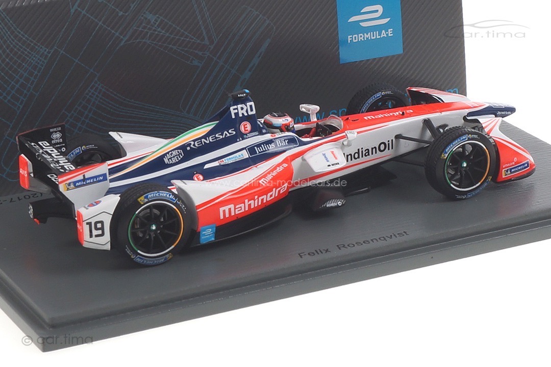 Mahindra Racing Formula E Winner HongKong Season 4 Felix Rosenqvist Spark 1:43 S5932 Mahindra Racing Formula E Winner HongKong Season 4 Felix Rosenqvist Spark 1:43 S5932