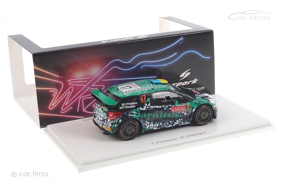 Citroen DS3 WRC Rallye Monte Carlo 2015 Protasov/Cherepin Spark 1:43 S4512 Citroen DS3 WRC Rallye Monte Carlo 2015 Protasov/Cherepin Spark 1:43 S4512