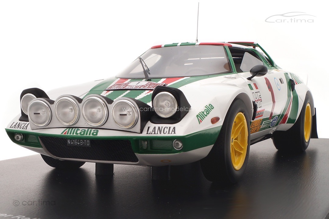 Lancia Stratos HF Winner Rallye Monte Carlo 1977 Munari/Maiga Spark 1:18 18S535 Lancia Stratos HF Winner Rallye Monte Carlo 1977 Munari/Maiga Spark 1:18 18S535
