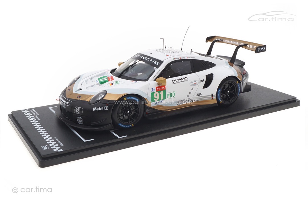 Porsche 911 (991) RSR 24h Le Mans 2019 Lietz/Bruni/Makowiecki IXO 1:18 LEGT18023