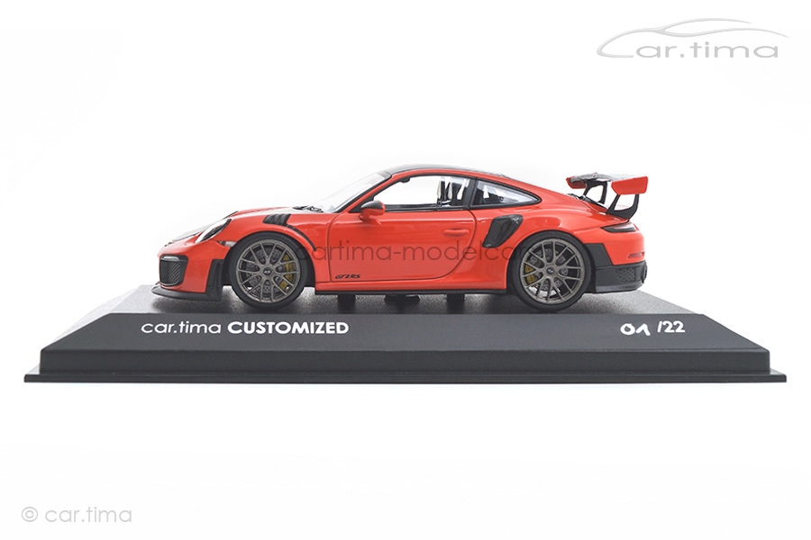 Porsche 911 (991 II) GT2 RS Weissach Paket Lava orange/Rad platinum car.tima CUSTOMIZED Porsche 911 (991 II) GT2 RS Weissach Paket Lava orange/Rad platinum car.tima CUSTOMIZED