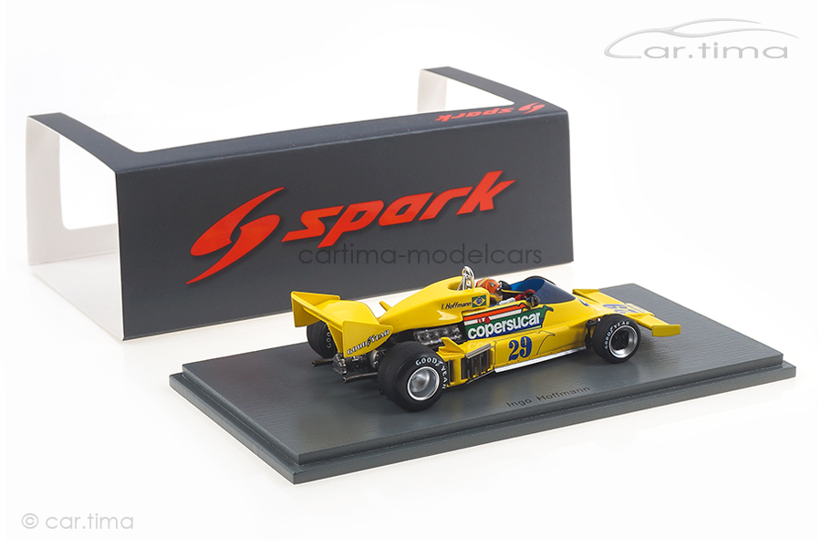 Copersucar FD04 GP Brasilien 1977 Ingo Hoffmann Spark 1:43 S3941 Copersucar FD04 GP Brasilien 1977 Ingo Hoffmann Spark 1:43 S3941