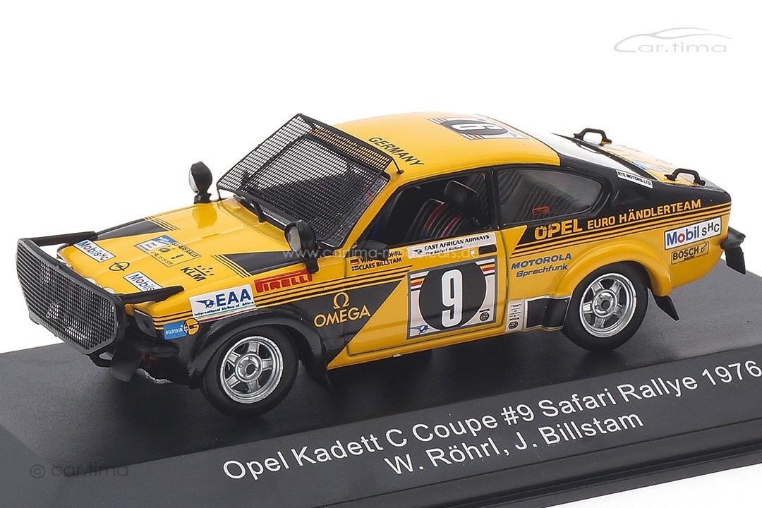 Opel Kadett C Coupe Safari Rallye 1976 Röhrl/Billstam CMR 1:43 WRC027 Opel Kadett C Coupe Safari Rallye 1976 Röhrl/Billstam CMR 1:43 WRC027