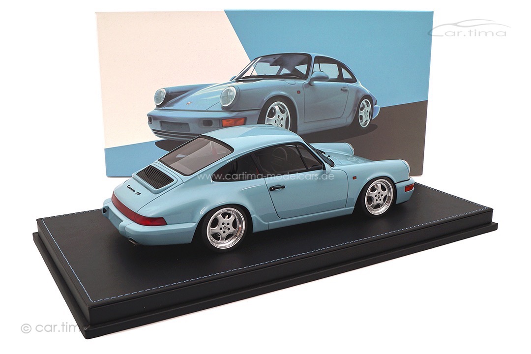 Porsche 911 (964) Carrera RS Gulfblau Speedline Alufelgen car.tima CUSTOMIZED 1:18