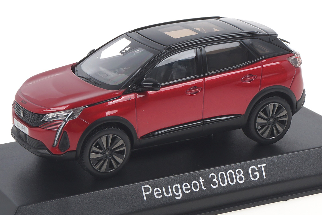 Peugeot 3008 GT 2020 Ultimate red/Black pack Norev 1:43 473922 Peugeot 3008 GT 2020 Ultimate red/Black pack Norev 1:43 473922