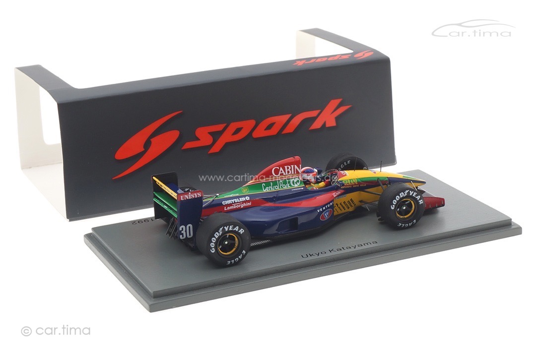 Venturi Larrousse LC92 GP Süd Afrika 1992 Ukyo Katayama Spark 1:43 S6967