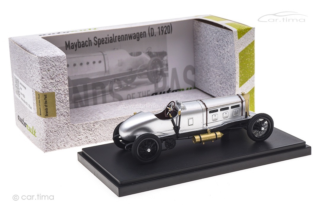 Maybach Spezialrennwagen 1920 silber autocult 1:43 02026 Maybach Spezialrennwagen 1920 silber autocult 1:43 02026
