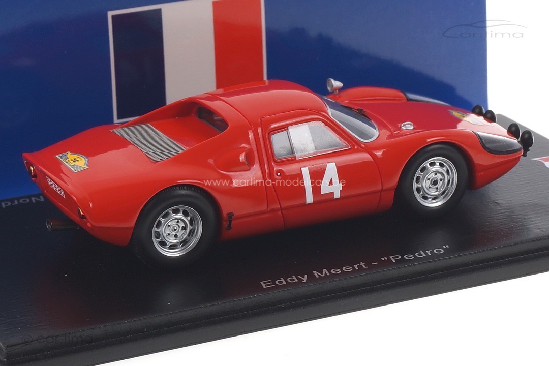 Porsche 904 GTS Rallye des Routes du Nord 1965 Meert/"Pedro" Spark 1:43 SF164 Porsche 904 GTS Rallye des Routes du Nord 1965 Meert/"Pedro" Spark 1:43 SF164