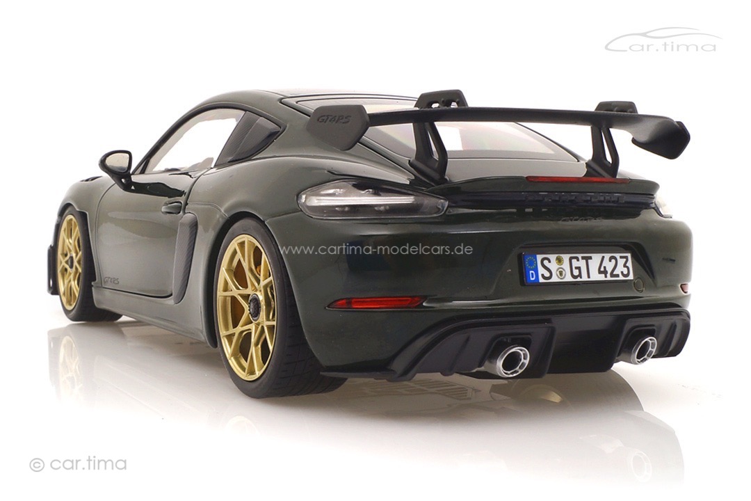 Porsche 718 Cayman GT4 RS Weissach Package Brewstergrün Norev 1:18 187250 Porsche 718 Cayman GT4 RS Weissach Package Brewstergrün Norev 1:18 187250