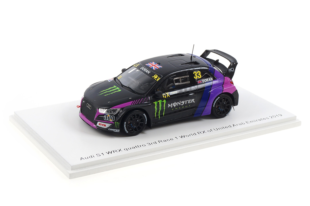 Audi Sport S1 WRX quattro World RX United Arab Emirates 2019 Liam Doran Spark 1:43 S7824 Audi Sport S1 WRX quattro World RX United Arab Emirates 2019 Liam Doran Spark 1:43 S7824
